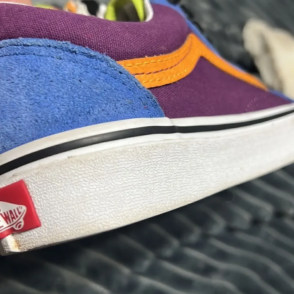 🔥🔥 Multi-colored VANS OLD SKOOL Sneakers - EXCELLENT - Women Sz 6 / Men Sz 4.5